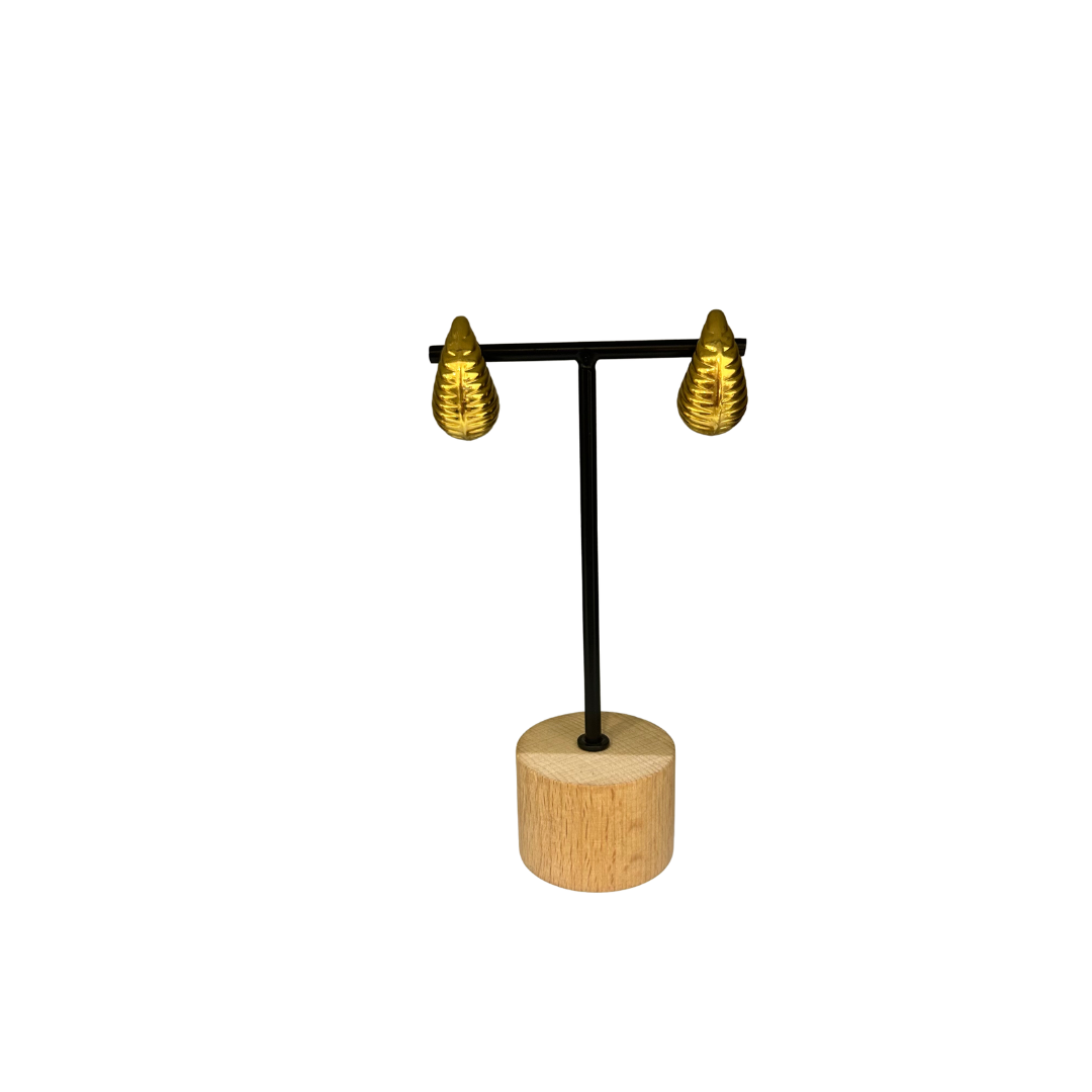 Pendiente Gota Rayada