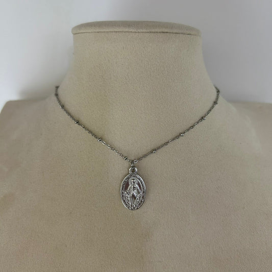 Collar Medalla Virgen Pequeño