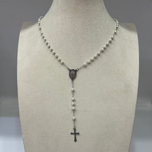 Collar Rosario Perlas