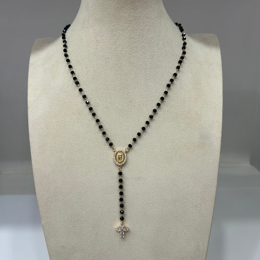 Collar Rosario Negro