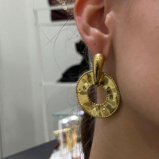 Pendiente Martillado