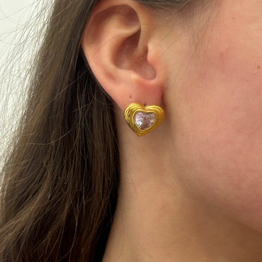 Pendiente Corazón Relleno