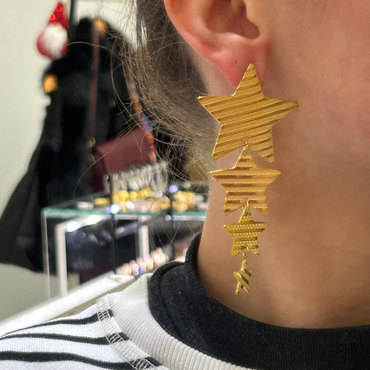 Pendiente Estrellado