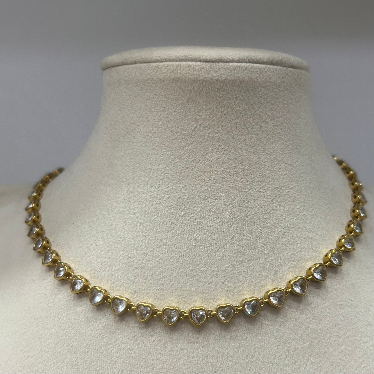 Collar Corazón de Cristal