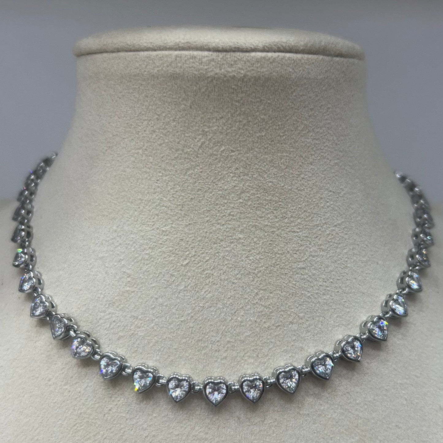 Collar Corazón de Cristal