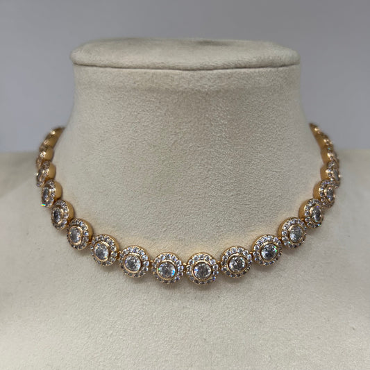 Collar Cristal Bordeado