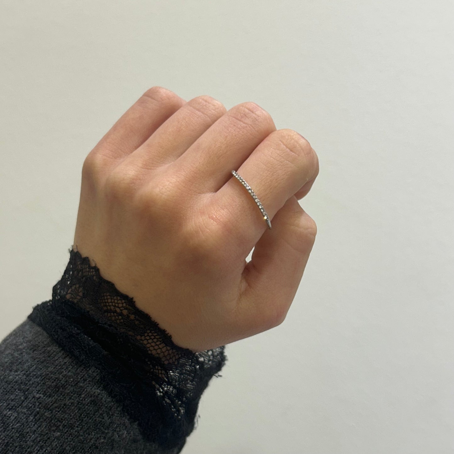 Anillo Linea Brillos