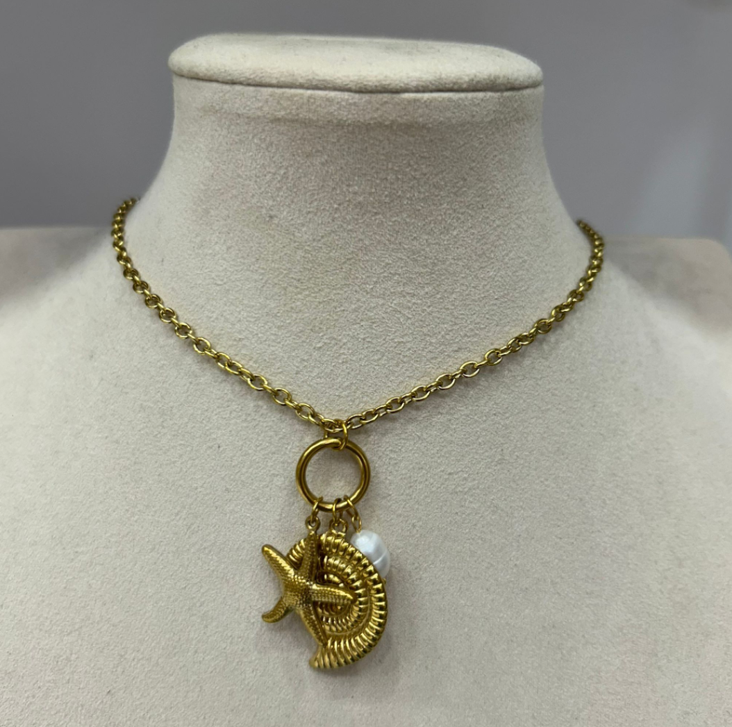 Collar Perla y Figura