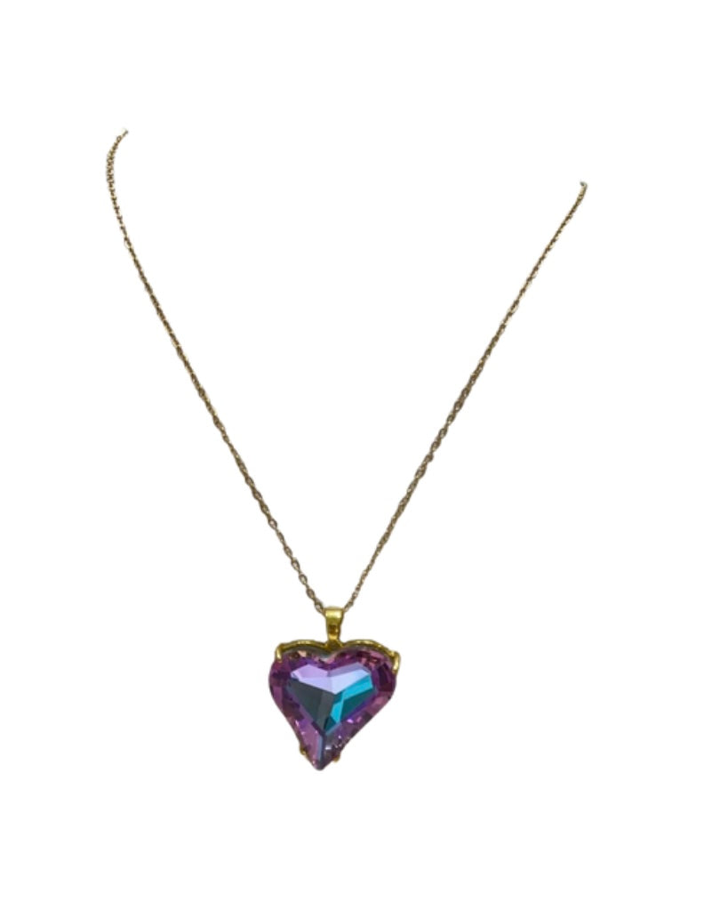 Collar Corazón Diamante