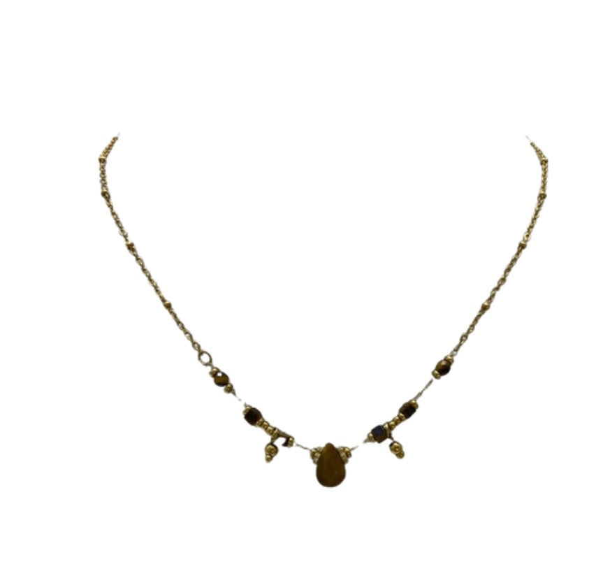 Collar Piedritas Lagrima