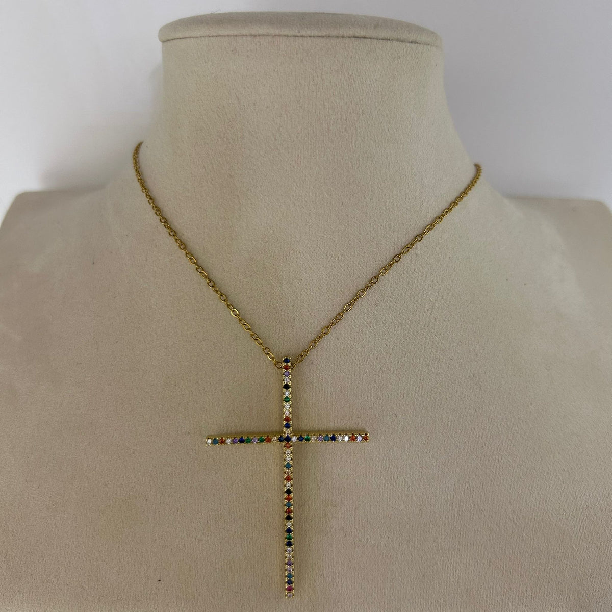 Collar Cruz Punto