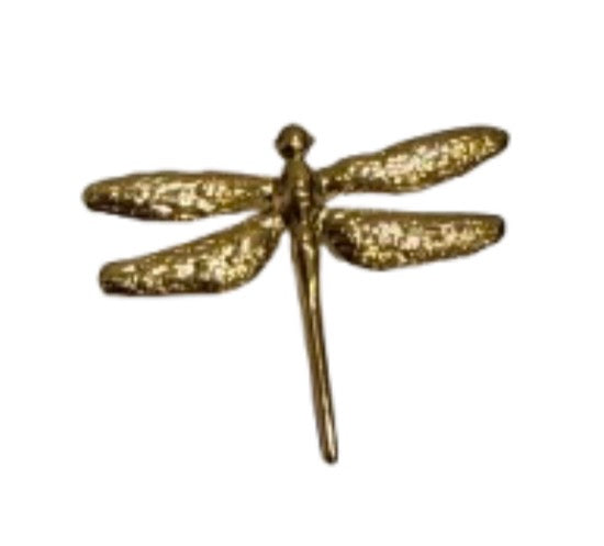 Broche Libélula dorada