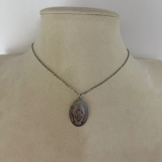 Collar Medalla Virgen Razón