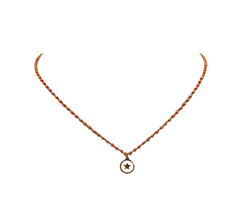 Collar Piedritas Estrellado