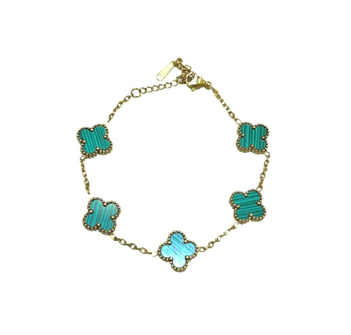 Pulsera 5 Treboles Colores