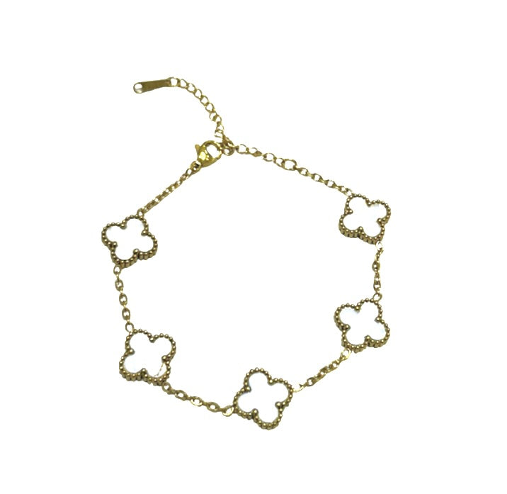 Pulsera 5 Treboles Colores