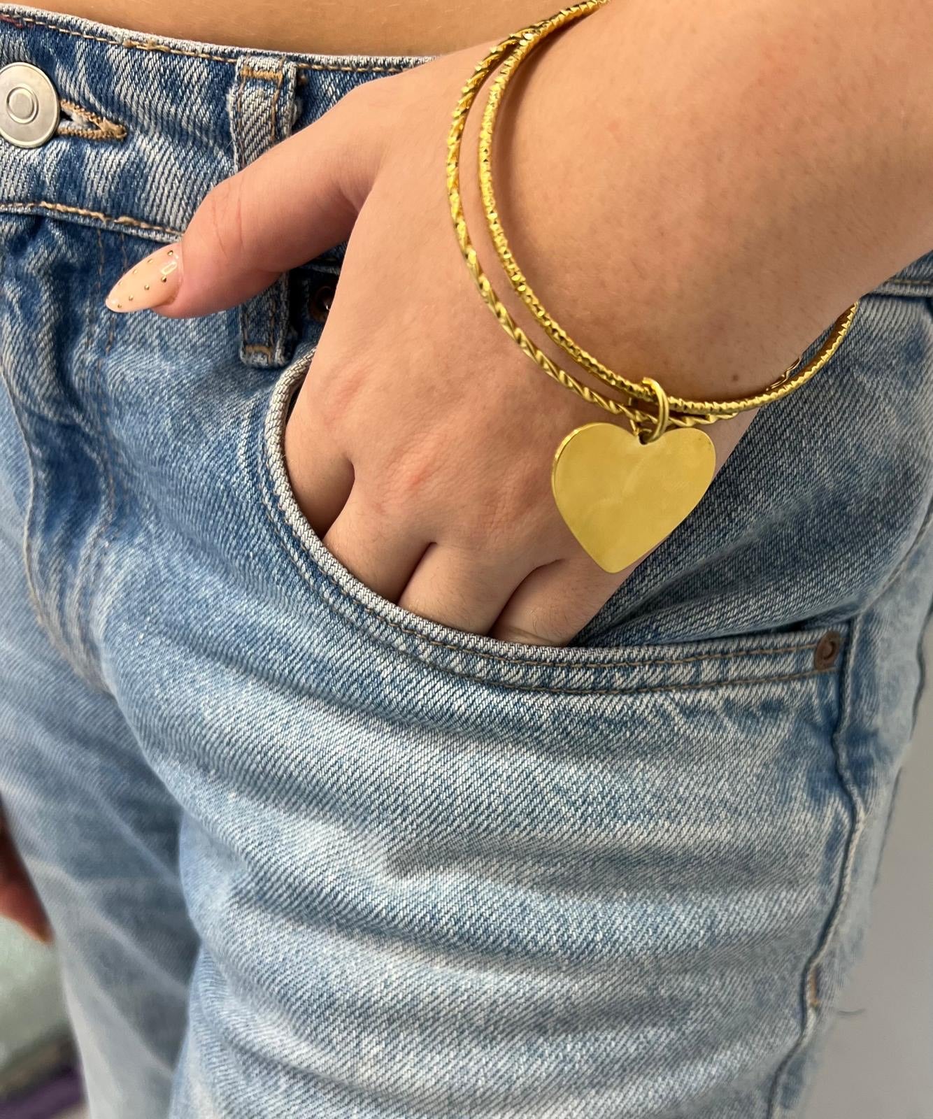 Brazaletes de corazon