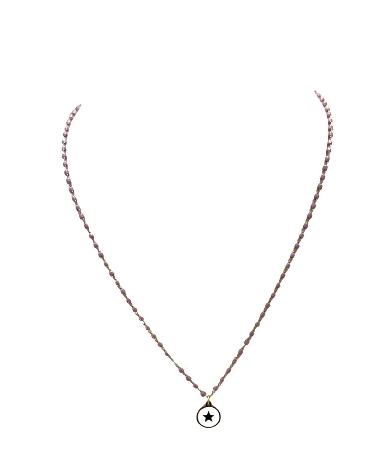 Collar Piedritas Estrellado