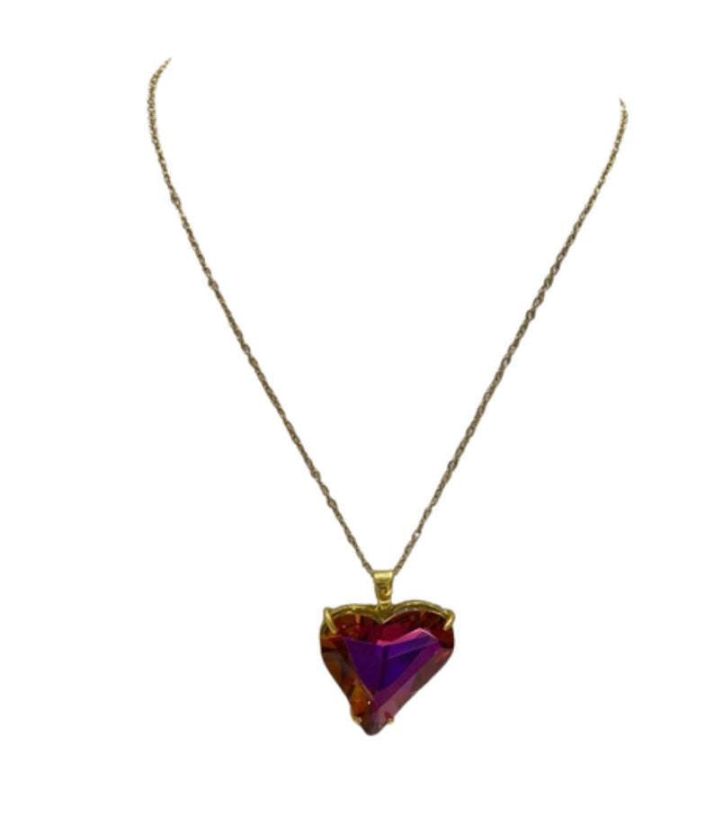Collar Corazón Diamante