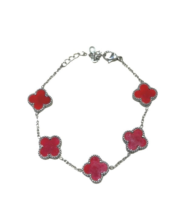 Pulsera 5 Treboles Colores