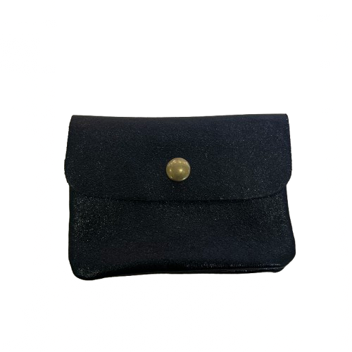 Monedero Negro Brillante
