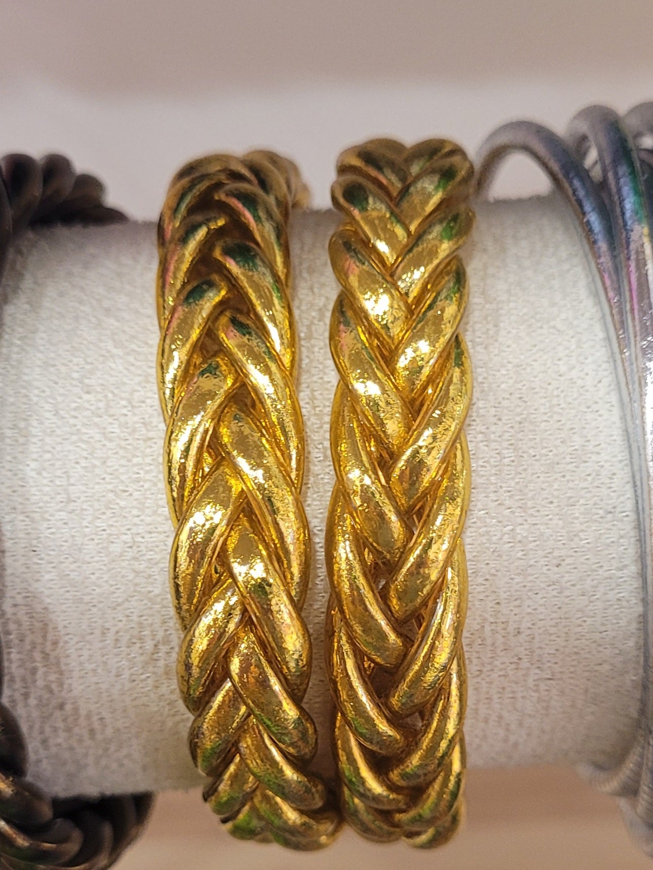 Pan de oro trenzada