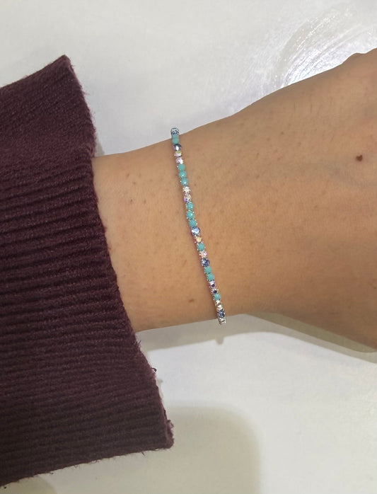 Pulsera elástica brillos