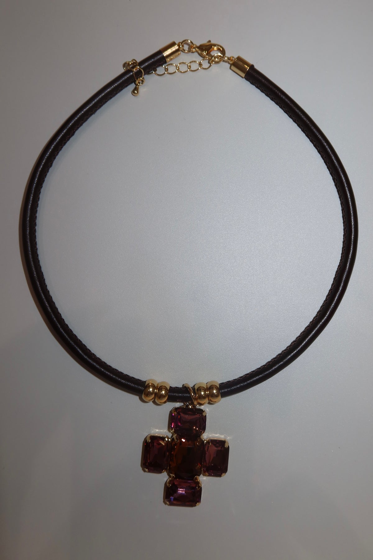 Collar Trébol Cristal