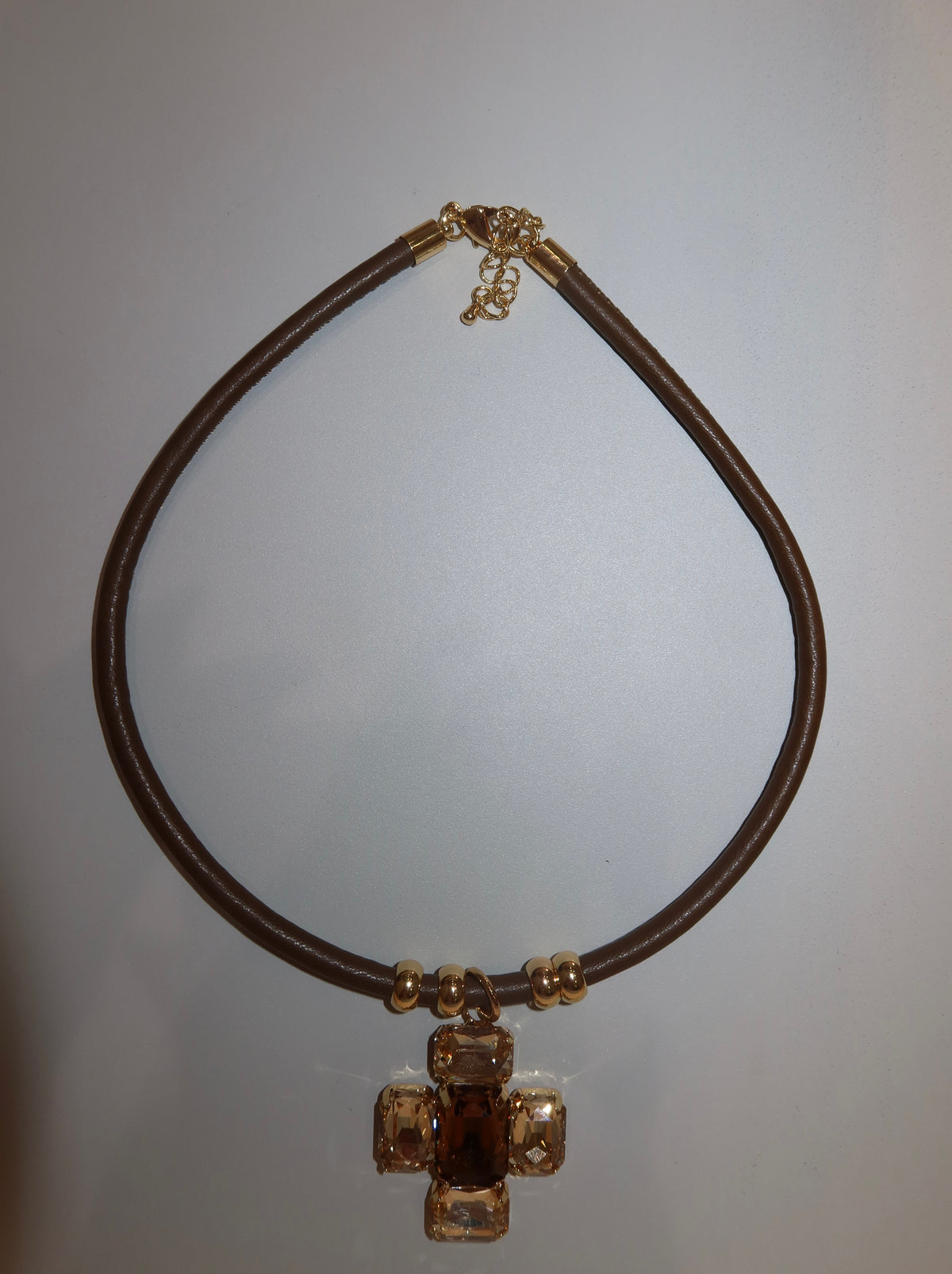 Collar Trébol Cristal