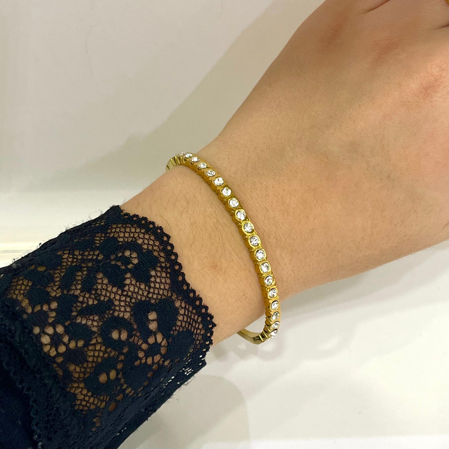 Pulsera Rígida Brillos