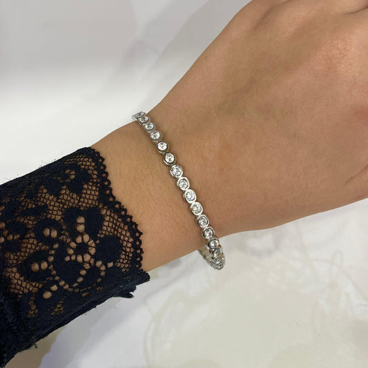 Pulsera Rígida Brillos