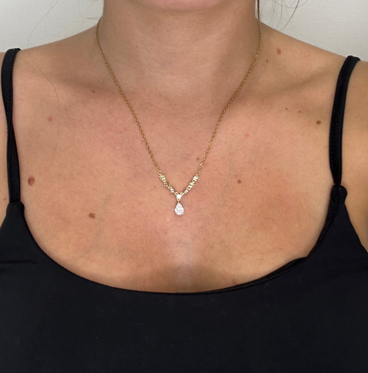 Collar Lágrima de Cristal