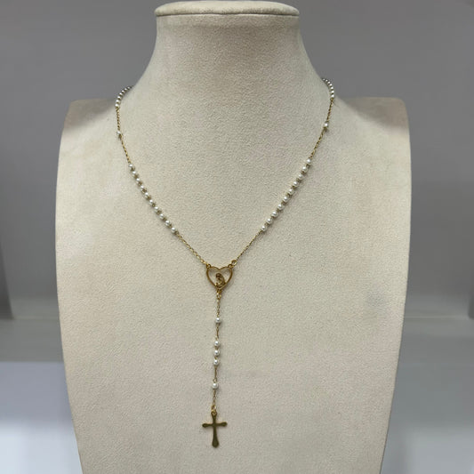 Collar Rosario Perlas