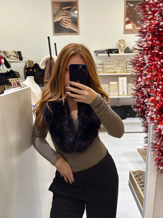 Cuello de Pelo Negro