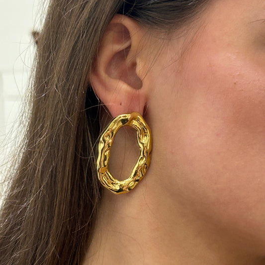 Pendiente Martillado