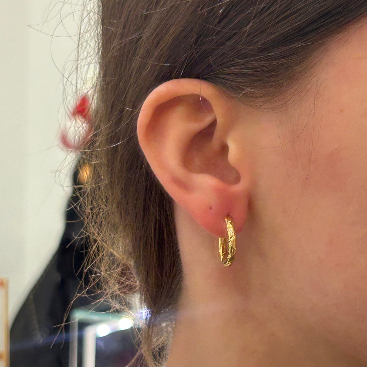 Pendientes Aros Rugosos