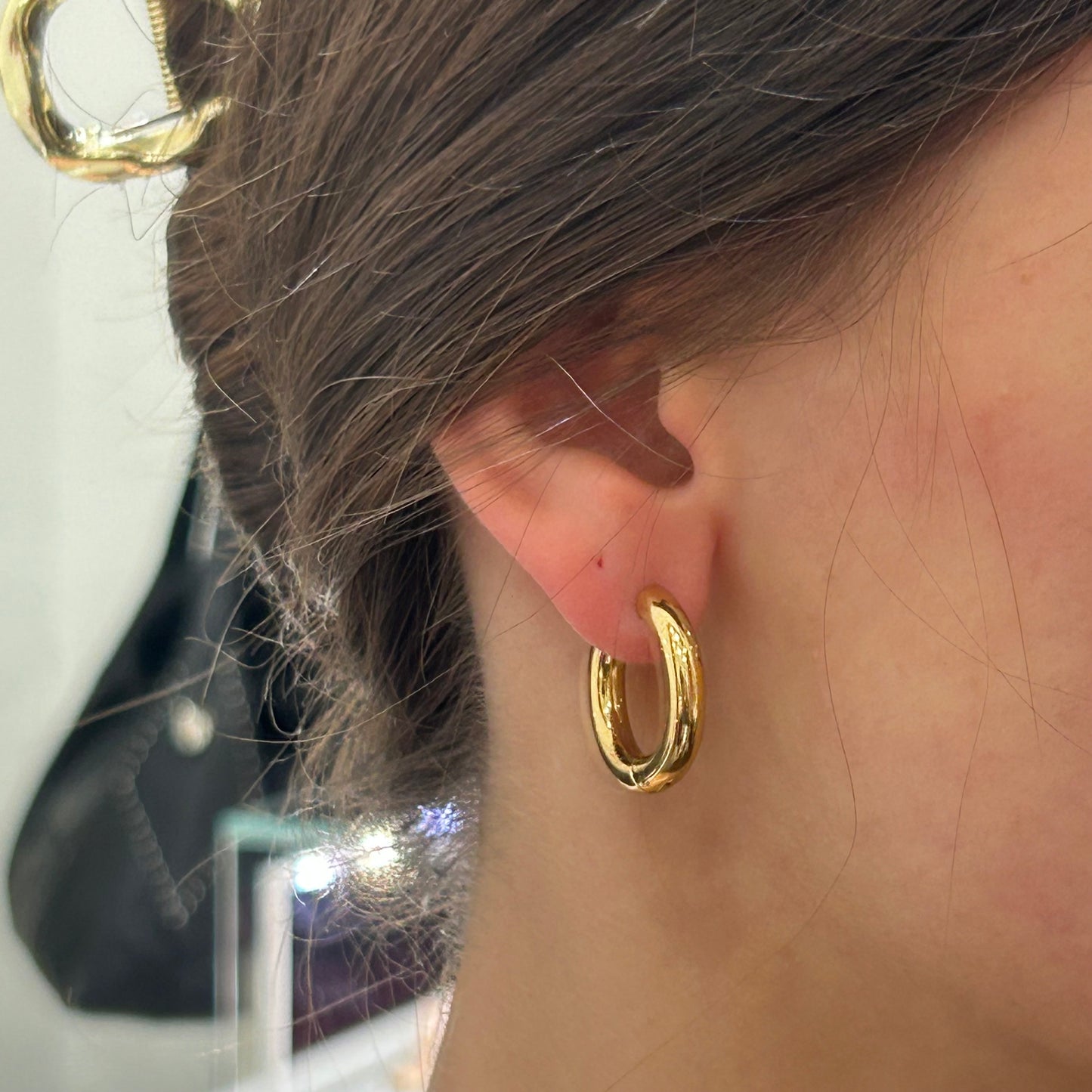 Pendientes Aro Grueso Redondo
