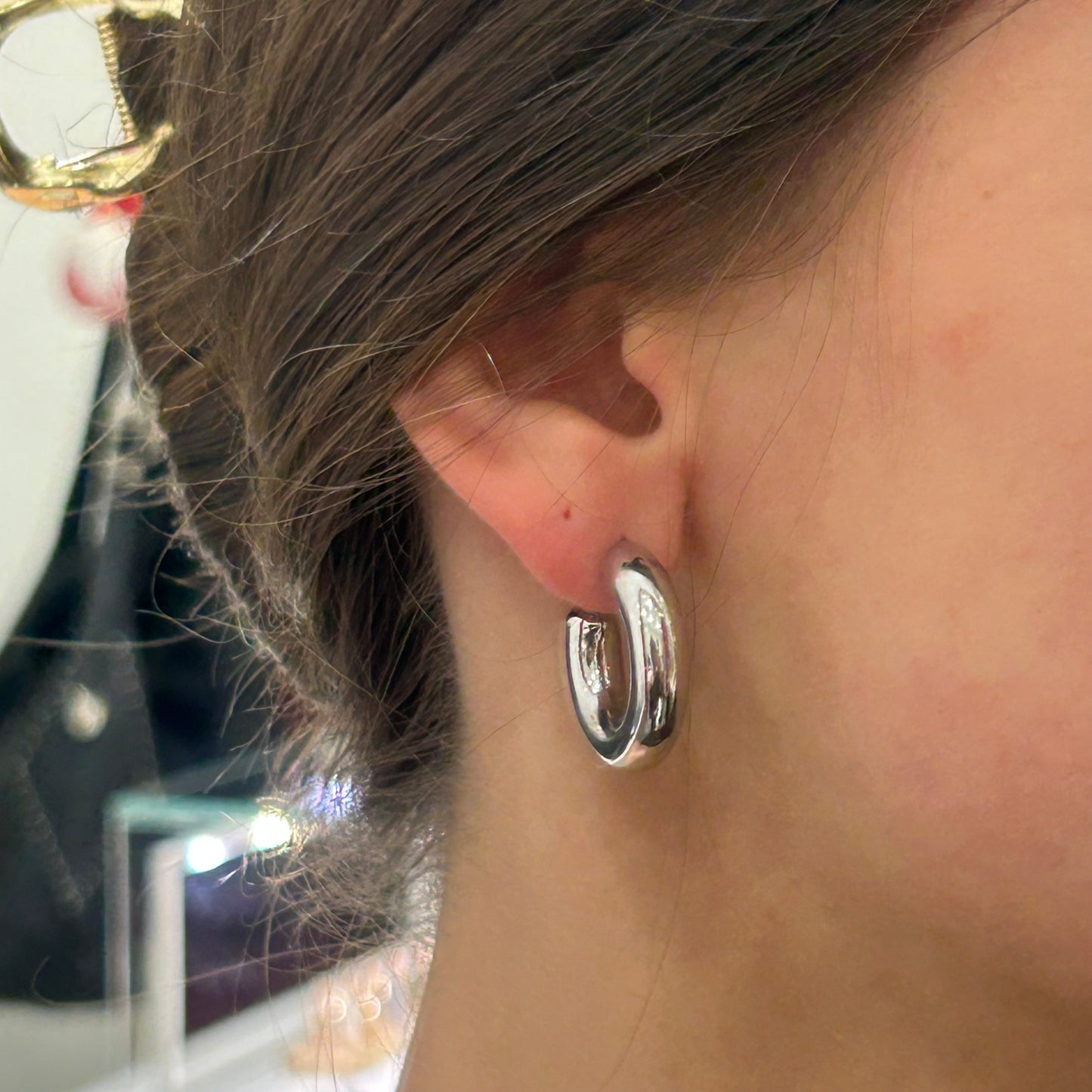Pendientes Aro Grueso Redondo