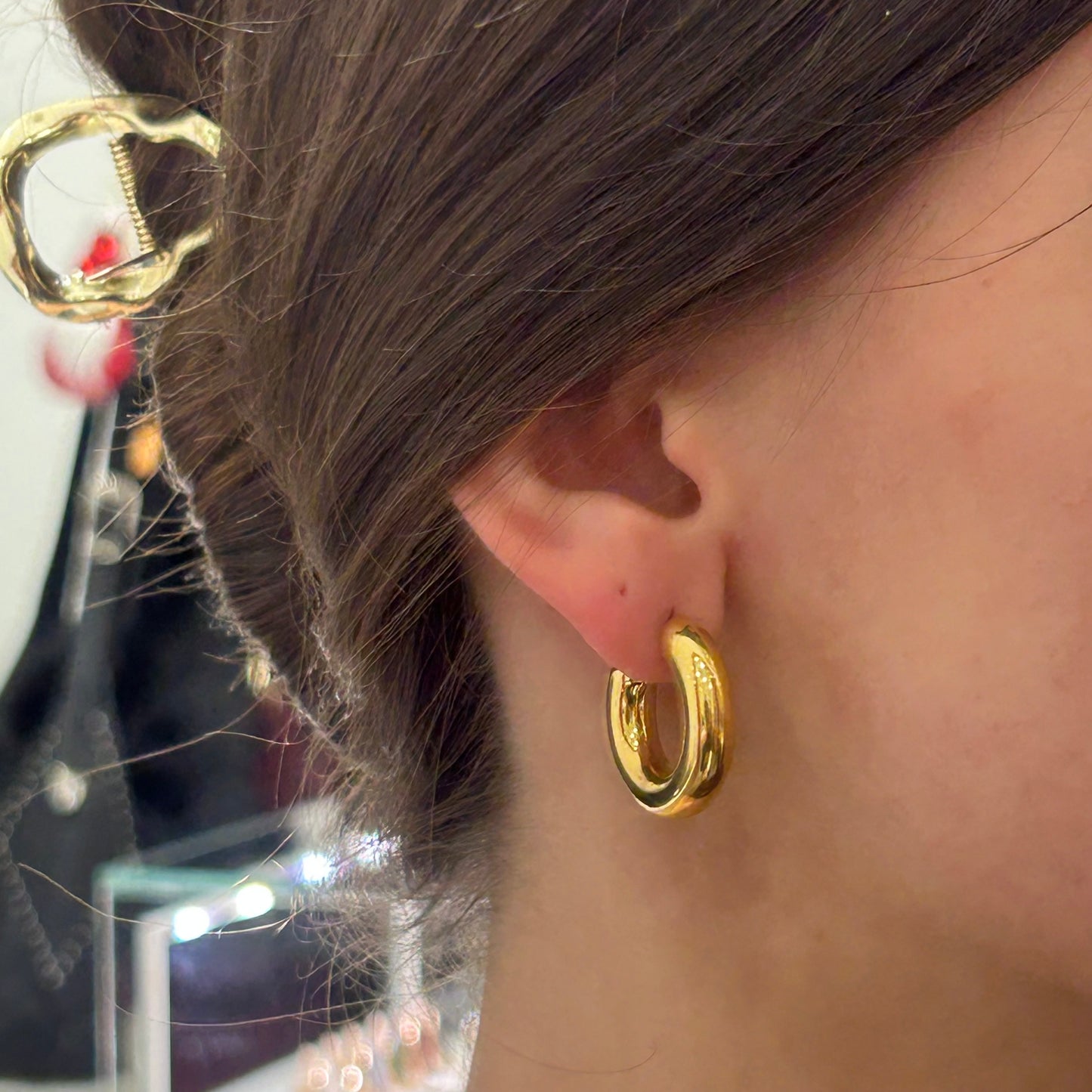 Pendientes Aro Grueso Redondo