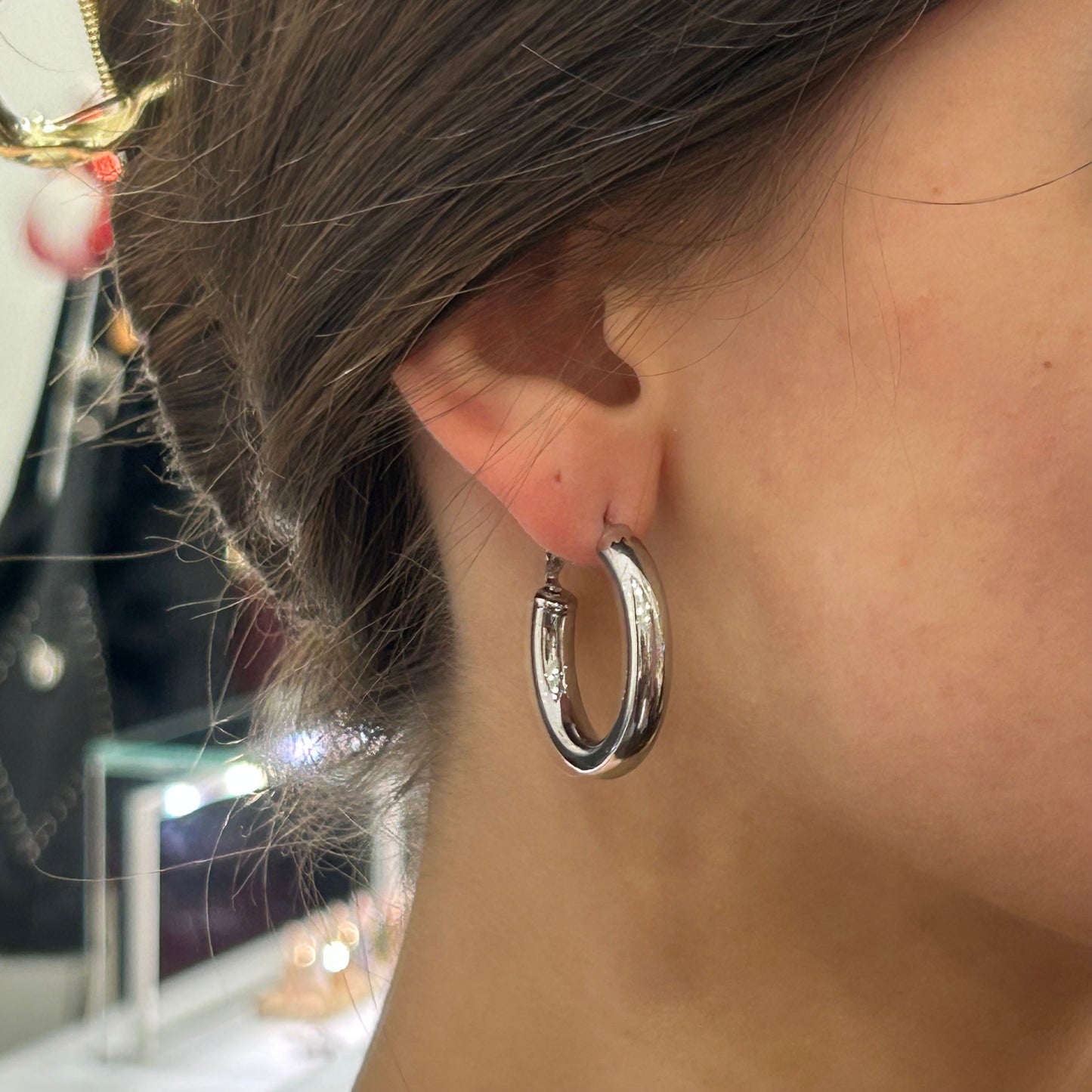 Pendientes Aro Grueso Redondo