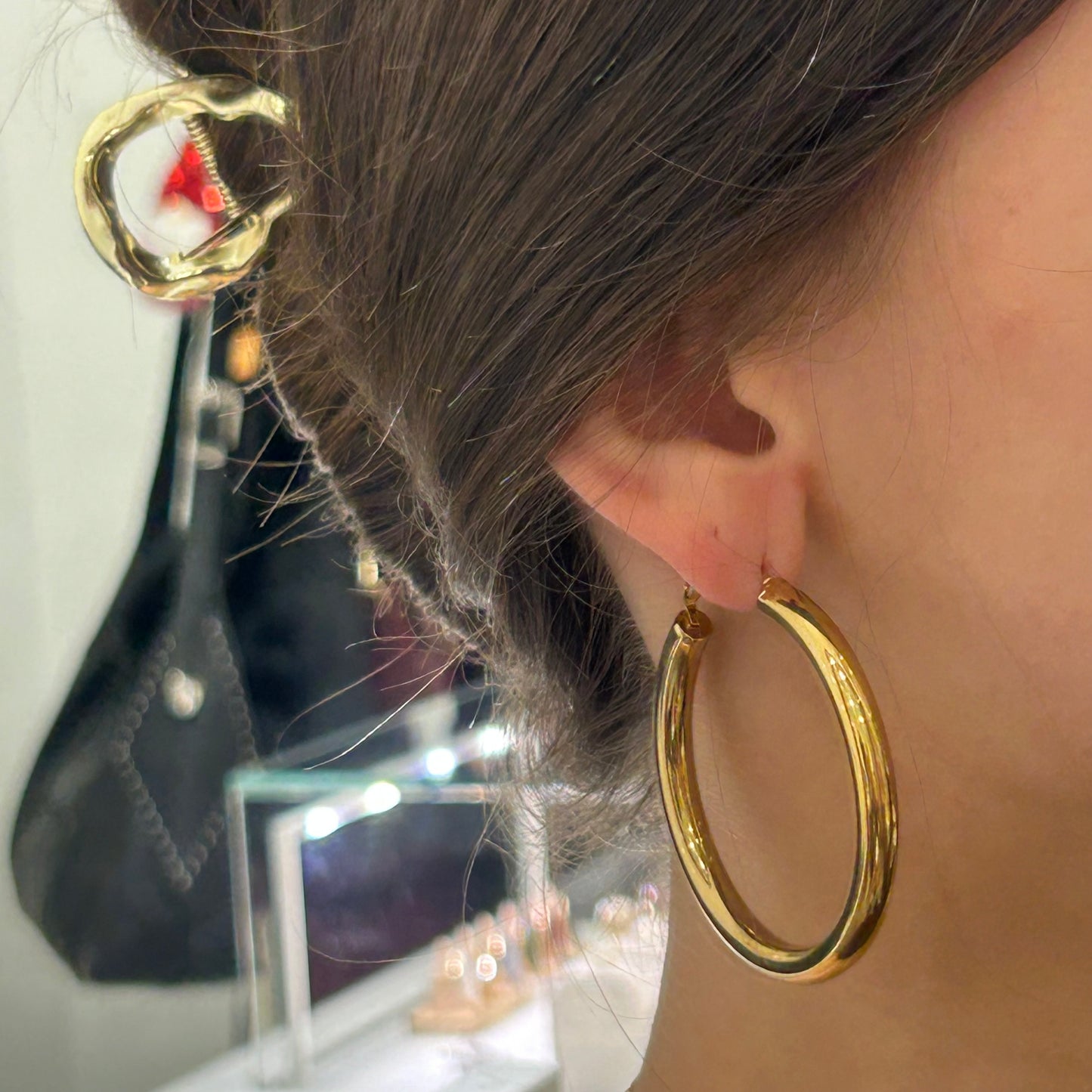 Pendientes Aro Grueso Redondo