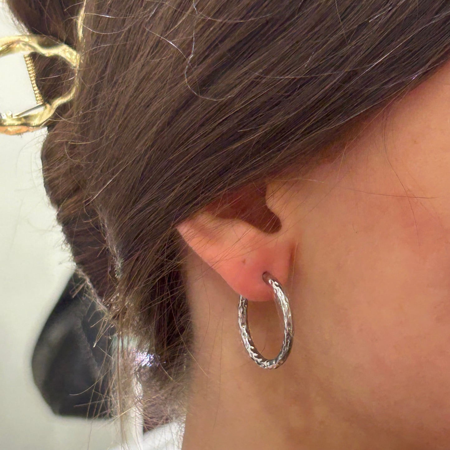 Pendientes Aros Rugosos