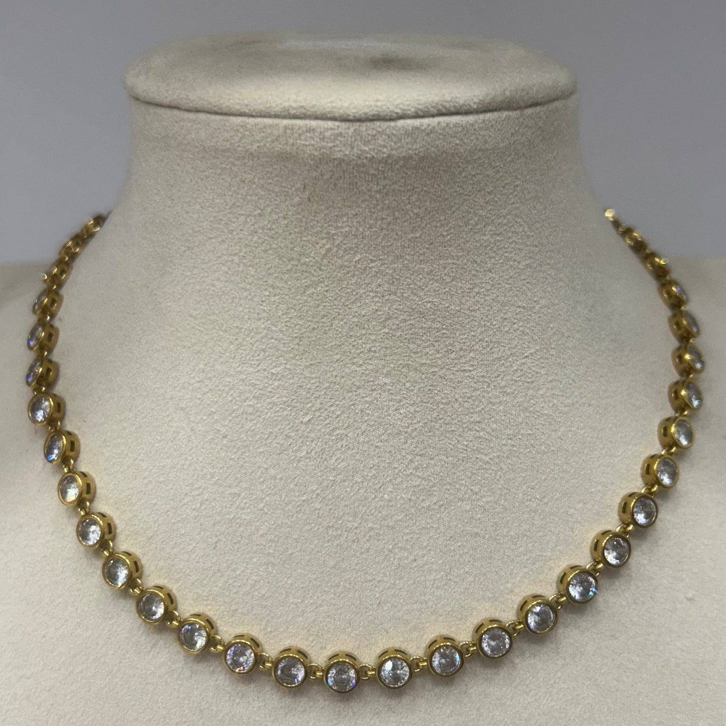 Collar Cristal Redondas