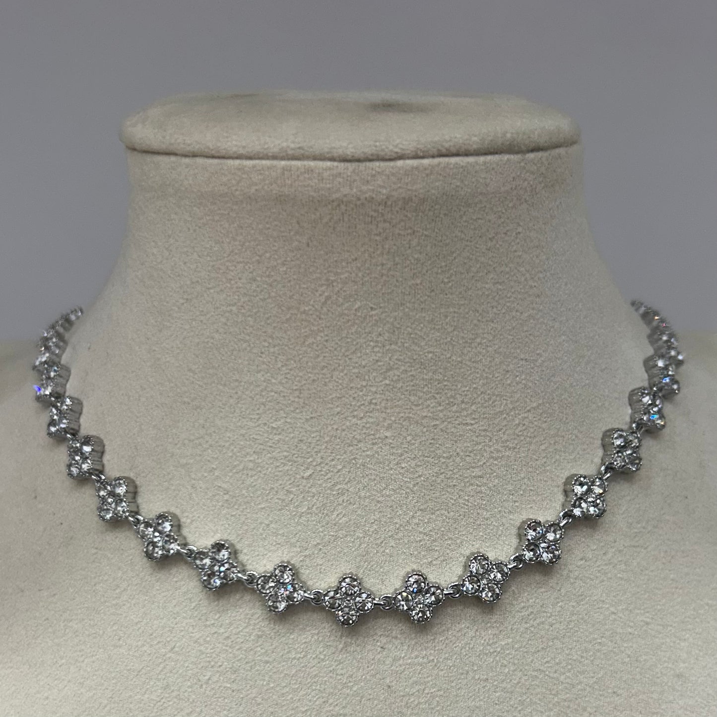 Collar Cristal Trébol