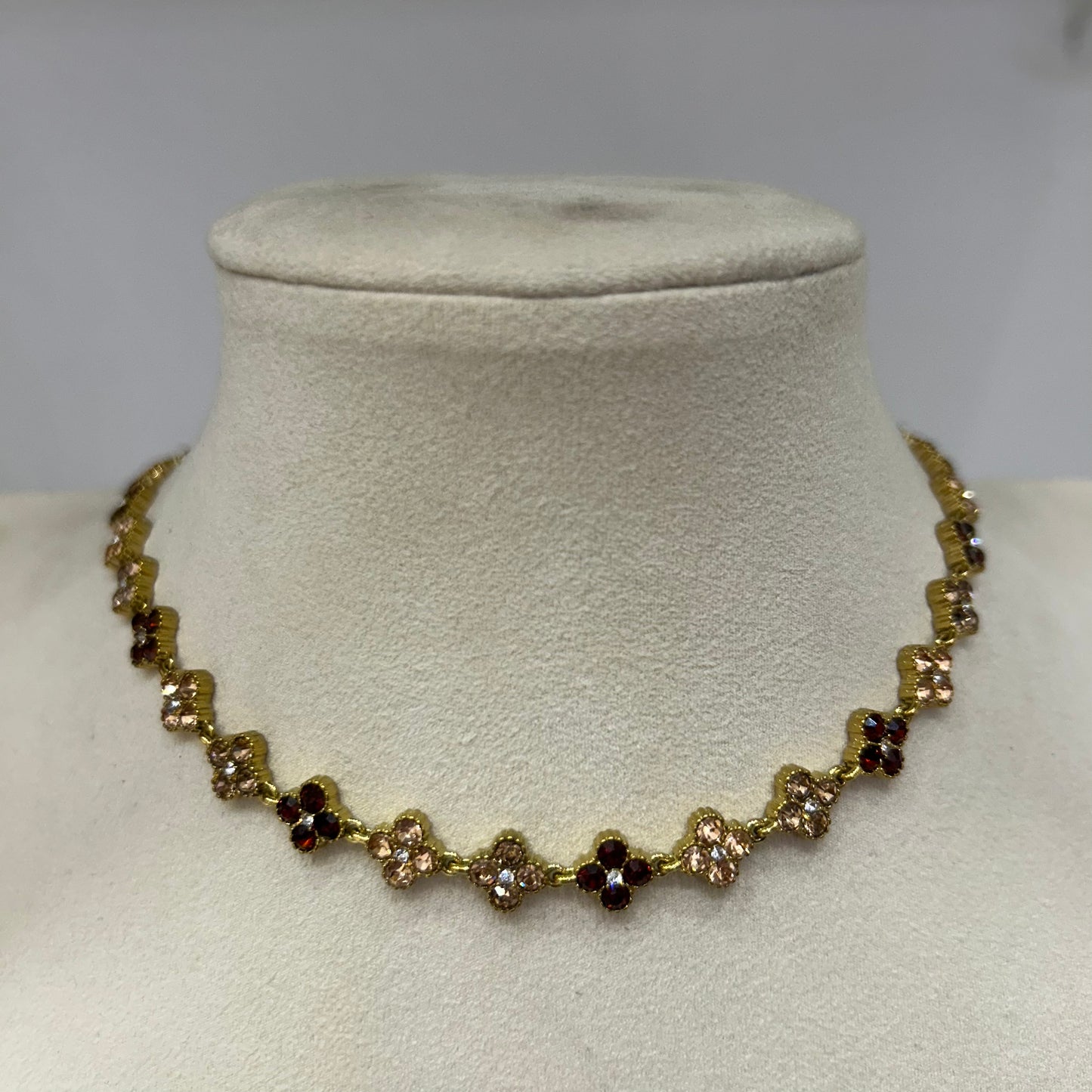 Collar Cristal Trébol