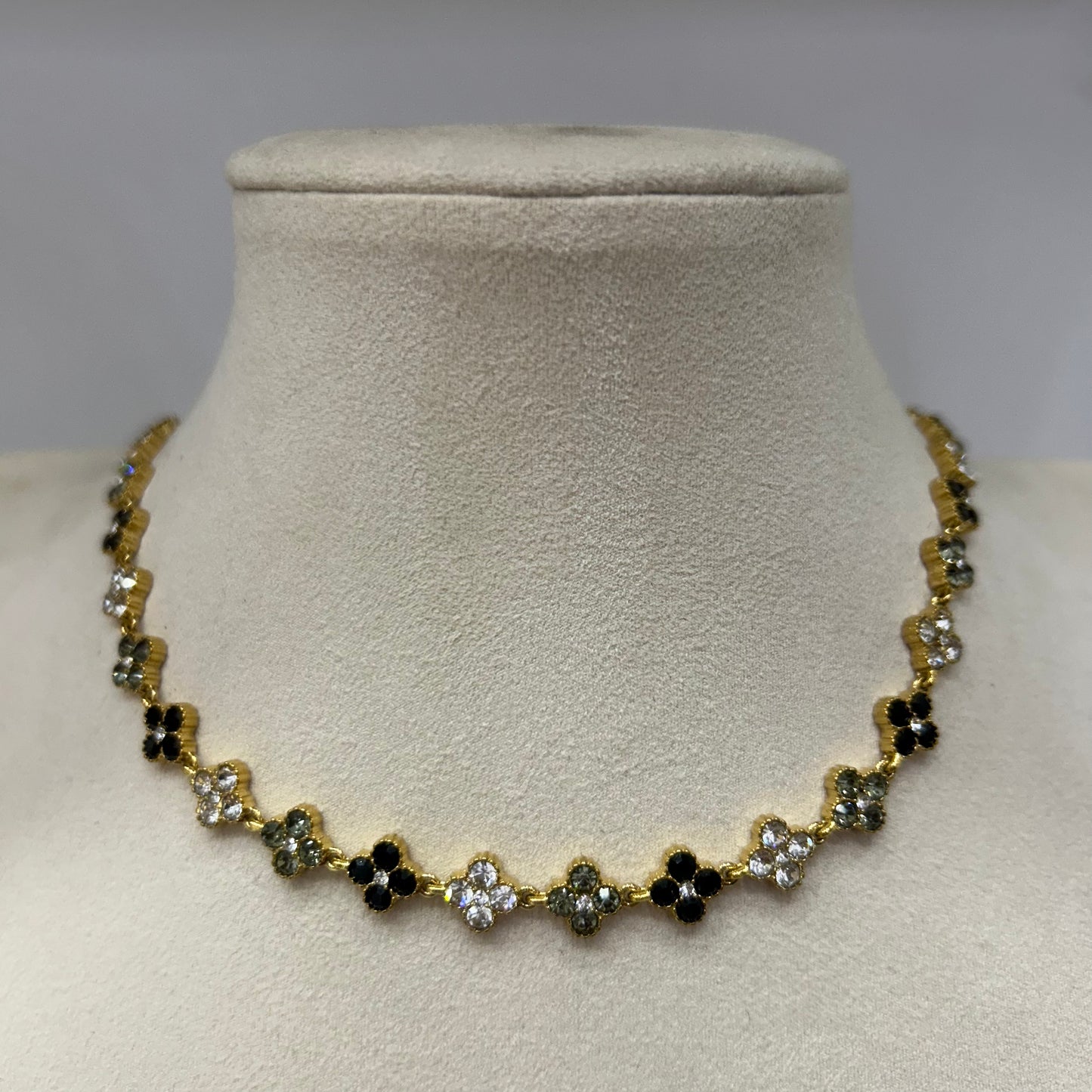 Collar Cristal Trébol