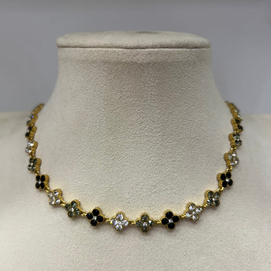 Collar Cristal Trébol