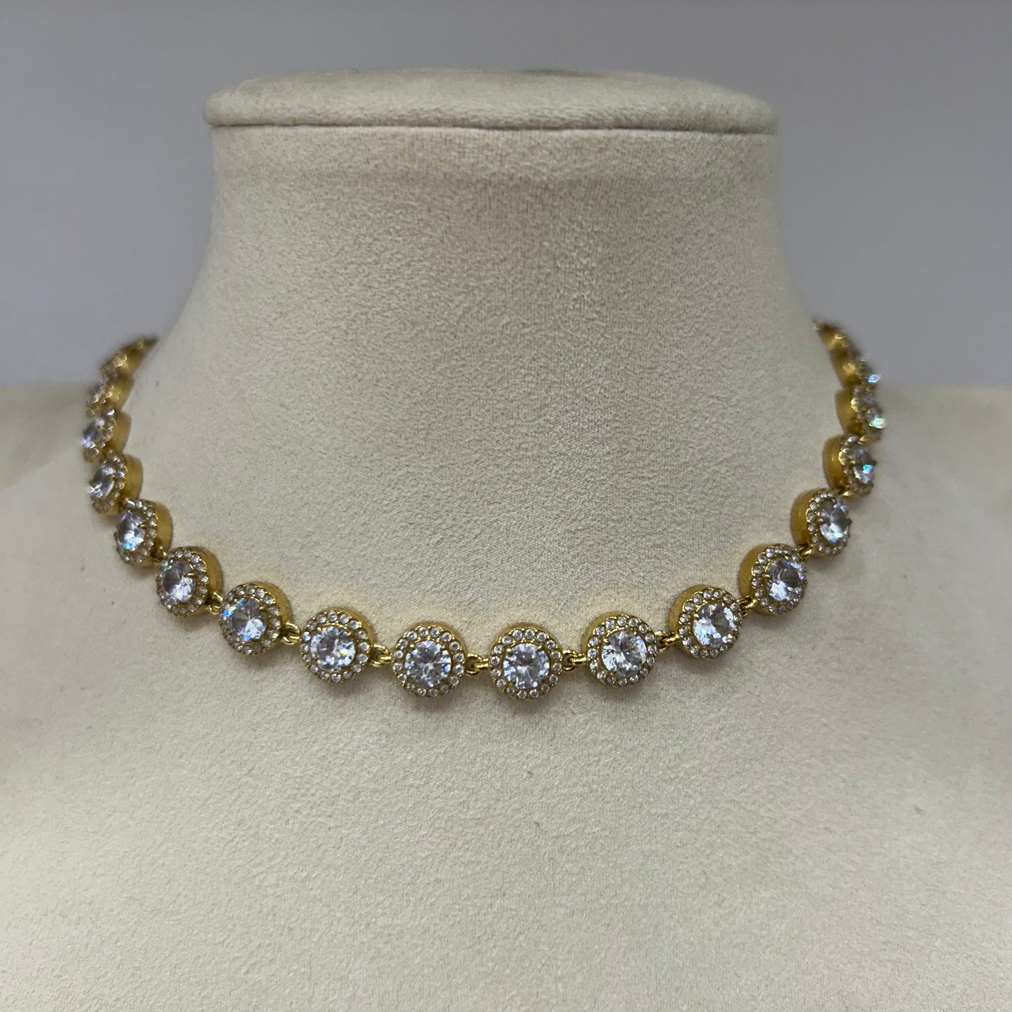 Collar Cristal Bordeado