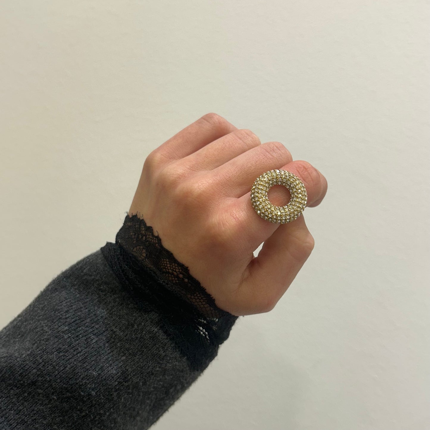 Anillo Circulo Brillante