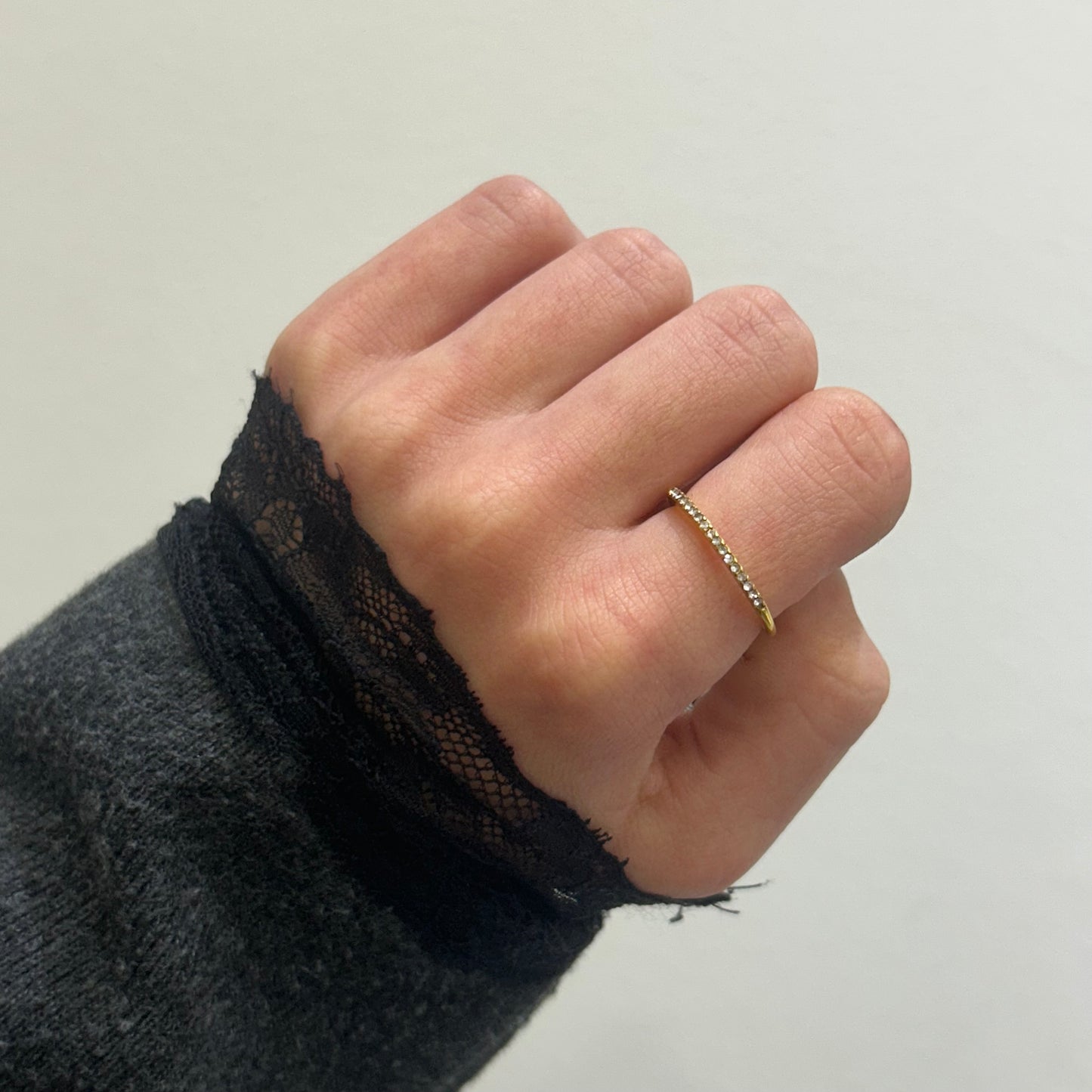 Anillo Linea Brillos